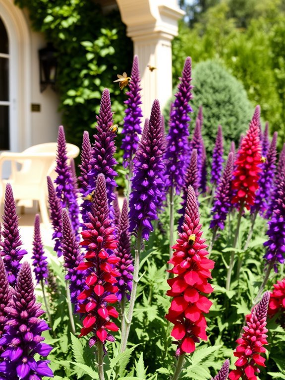 pollinator attracting flowering plants