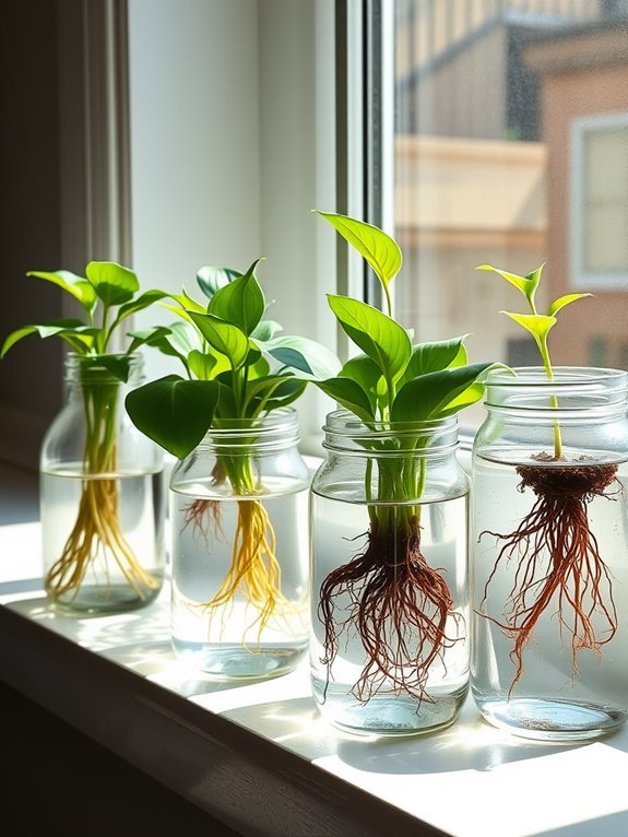 propagation using glass jars