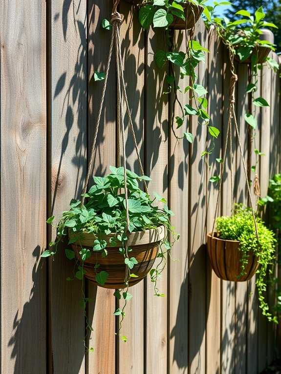 reclaimed wood vertical garden