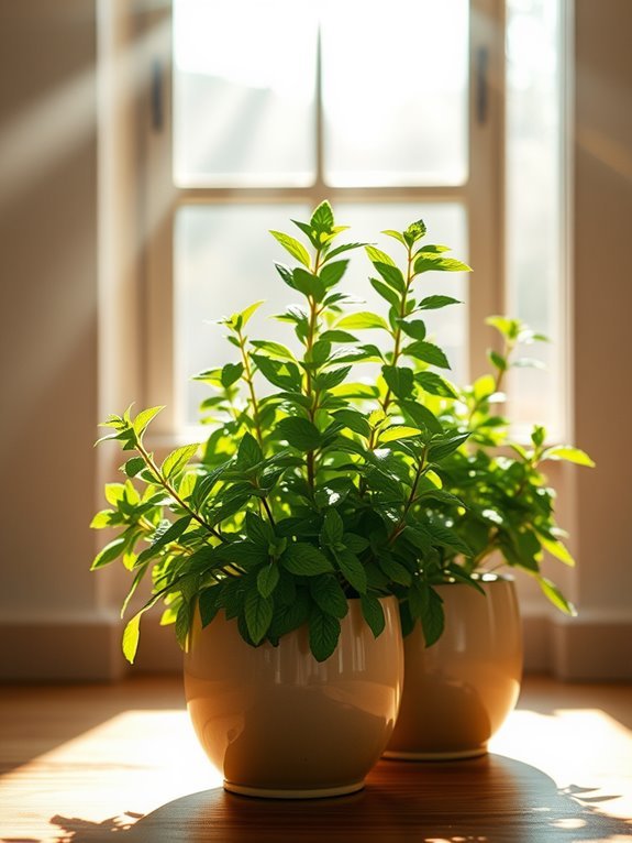 refreshing minty flavor herb