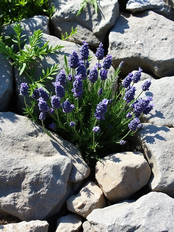 relaxing purple fragrant flower