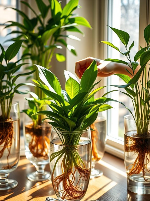 remove unhealthy plant leaves