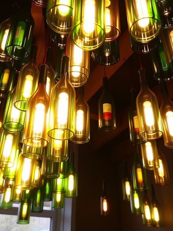 repurposed bottle light fixtures