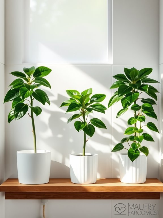rubber plant indoor beauty
