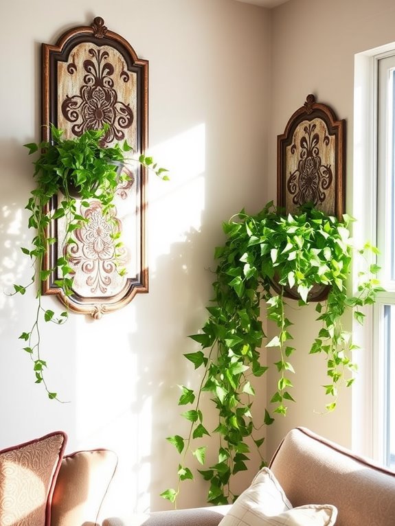 rustic decorative wall planter