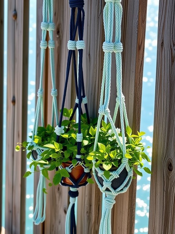 sailor themed planter decoration