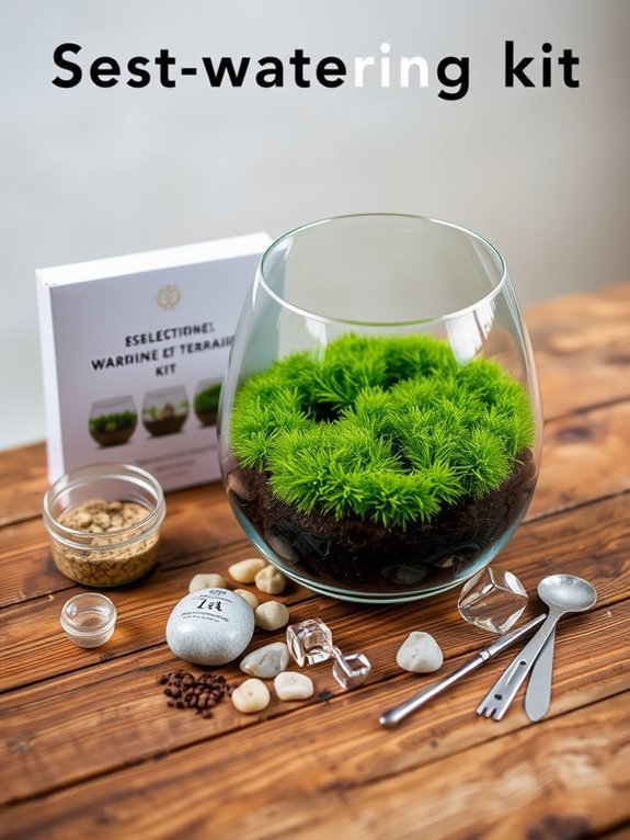 self watering plant terrarium kit