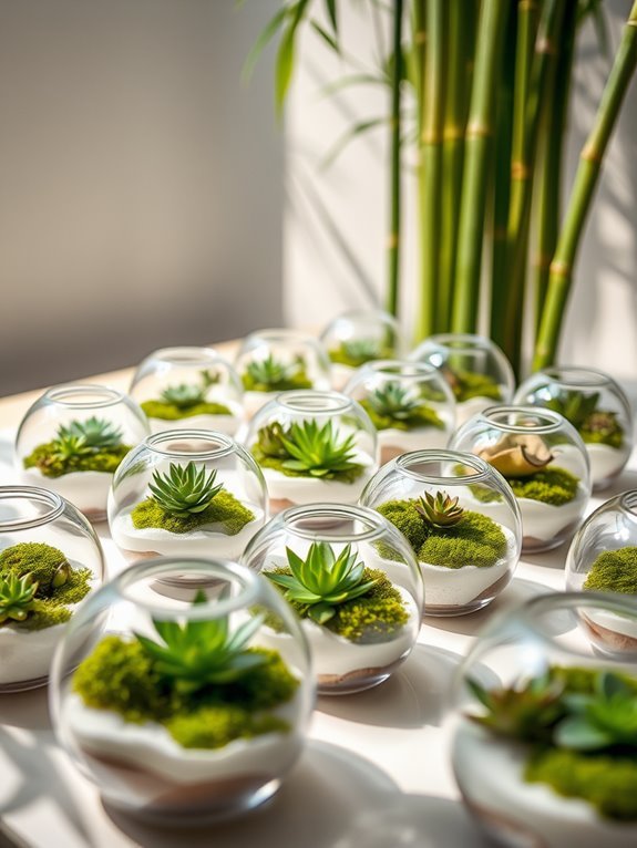 serene bamboo zen garden