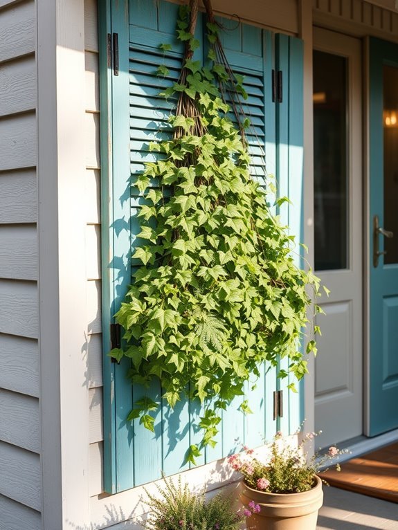 shutter garden vertical planter