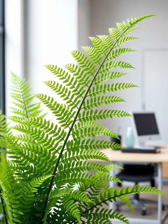silk fern houseplant variety