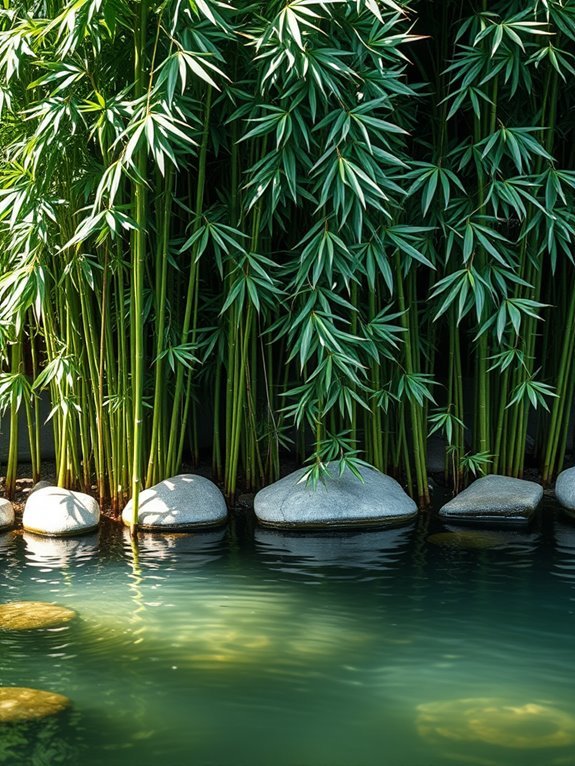 silver striped bamboo variety