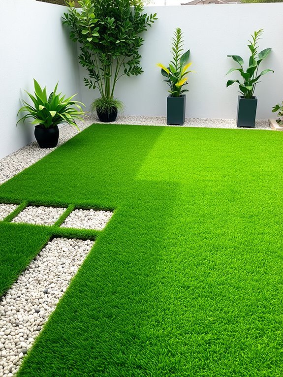 simple grass design aesthetics