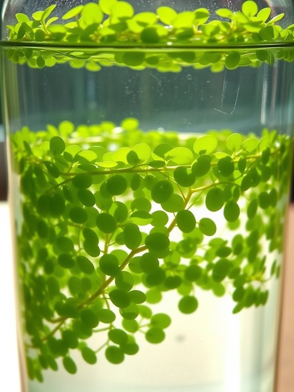 small aquatic floating plant