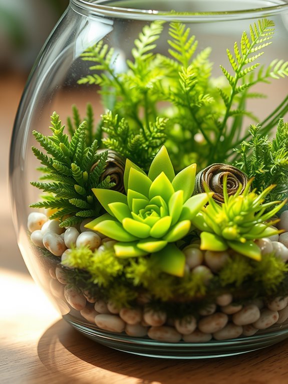 small indoor plant arrangement