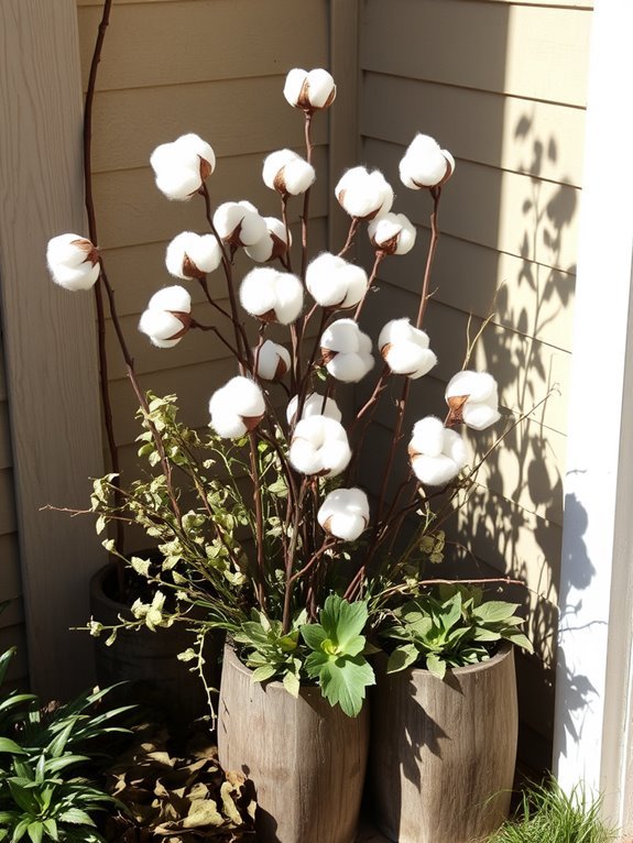 soft floral decor display
