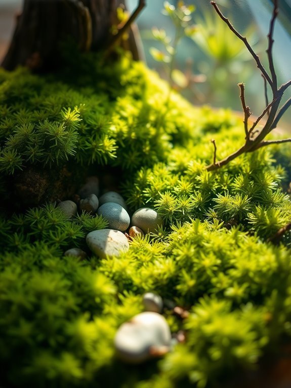 soft green cushion moss