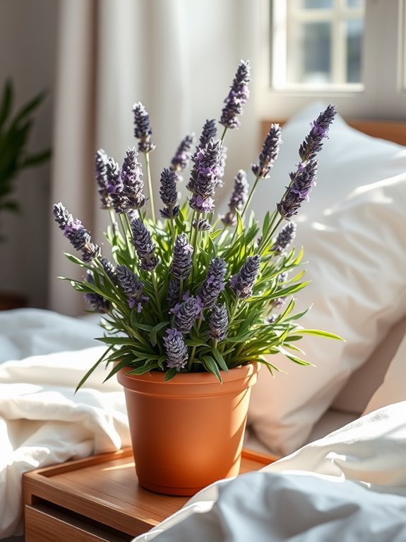 soothing purple aromatic herb