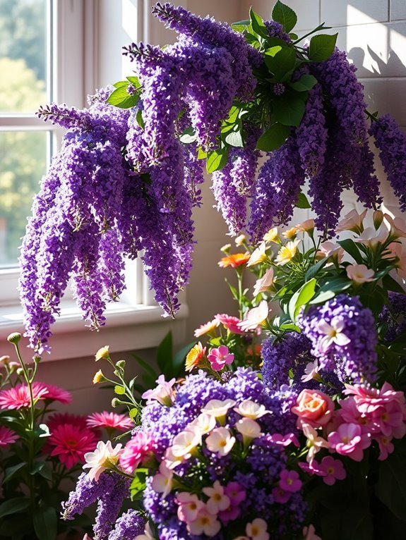 soothing purple flower fragrance