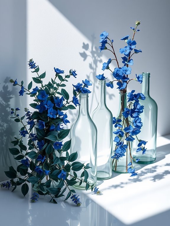 soothing shades of blue