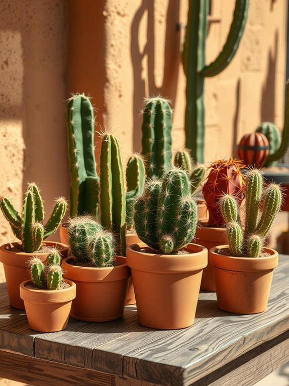 southwestern decorative cacti charm