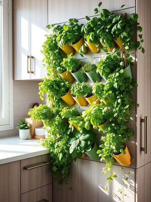 space saving plant organization
