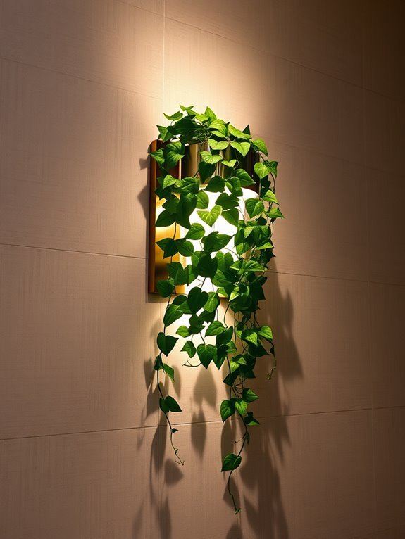 stylish floral wall lighting