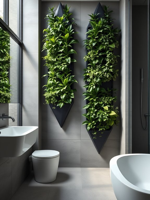 stylish geometric wall planter