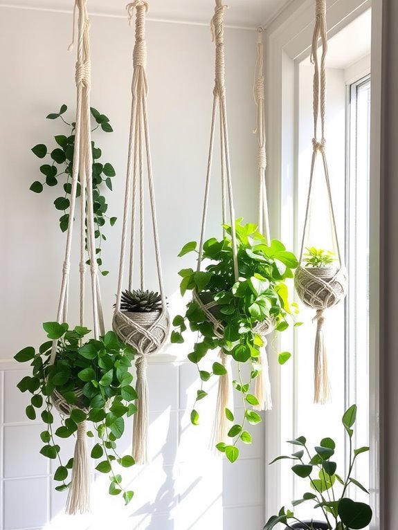 stylish hanging plant holders