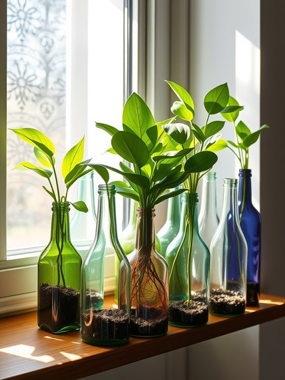 stylish plant container vases