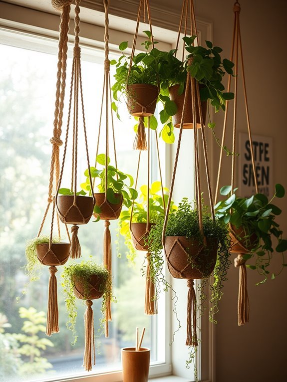 stylish plant display decor