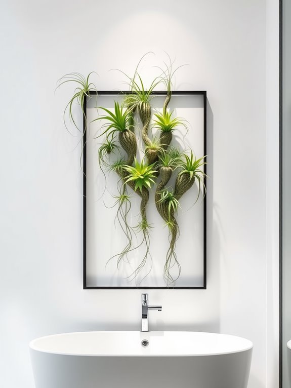 stylish plant display frame