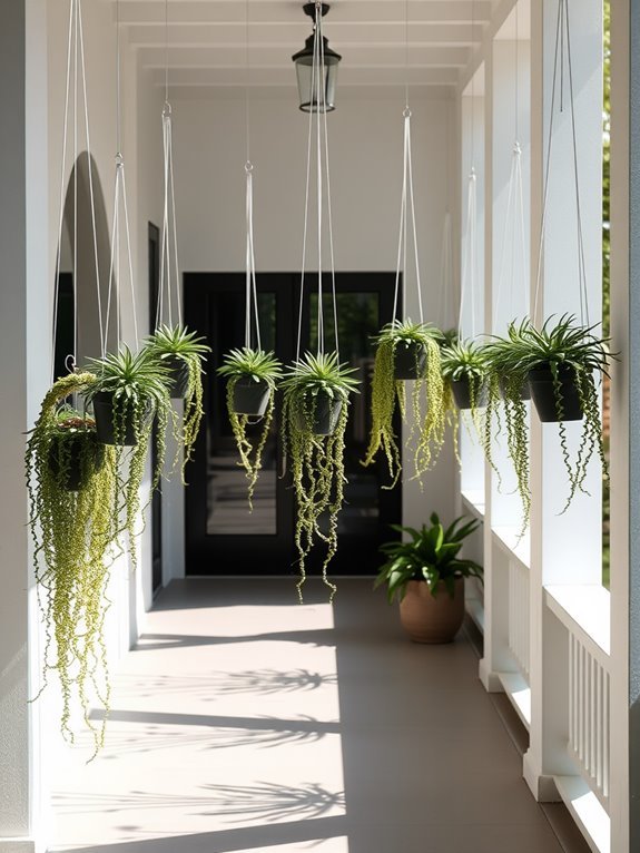 succulent garden in minimalism