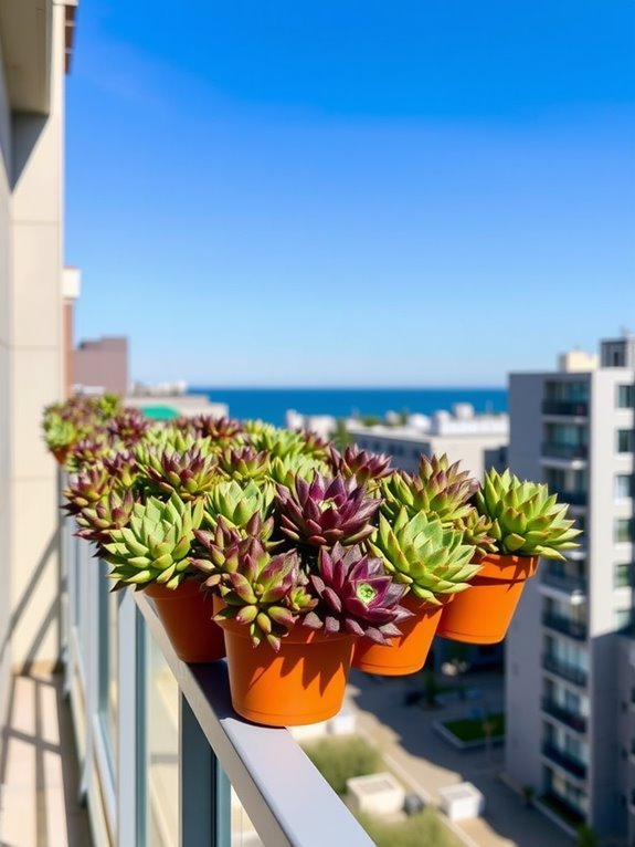 succulent plant rosette formation