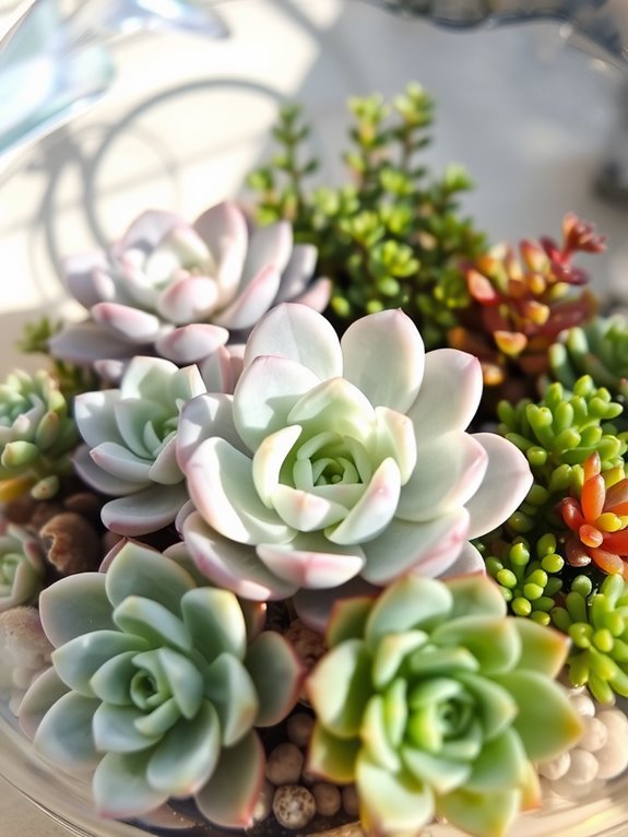 succulent plant variety mix
