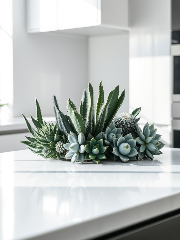 succulent plants in harmony
