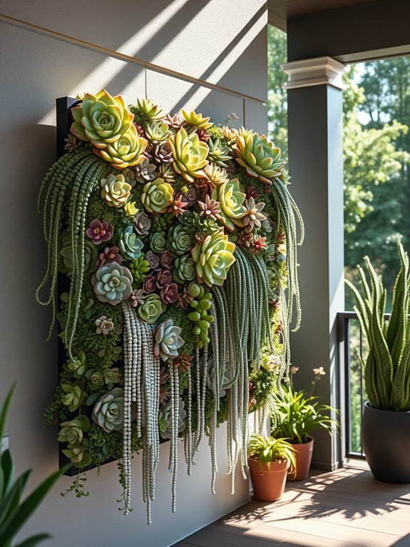 succulent wall planter design