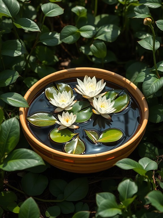 sustainable bamboo serving dish