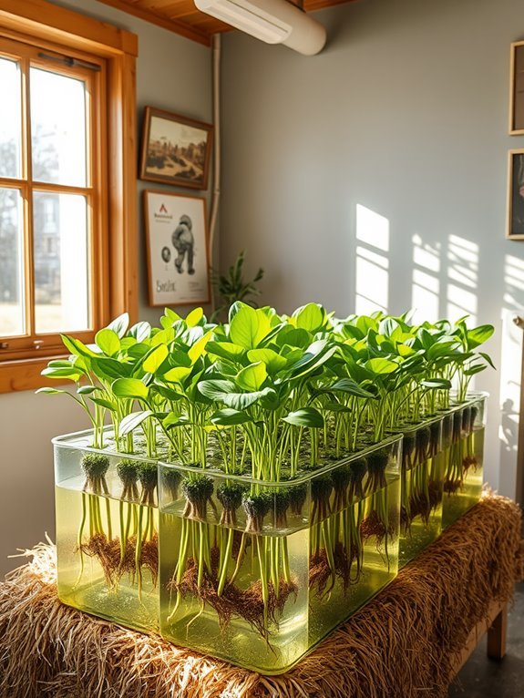 sustainable soil less gardening method