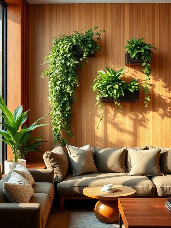 sustainable vertical garden decoration