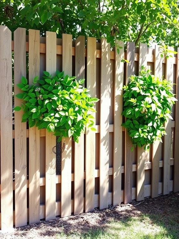 sustainable wooden privacy barrier