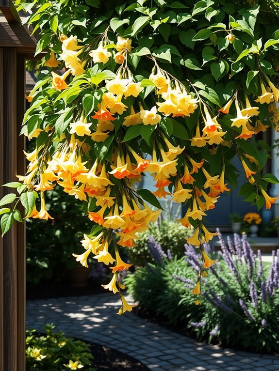 sweetly fragrant climbing vine