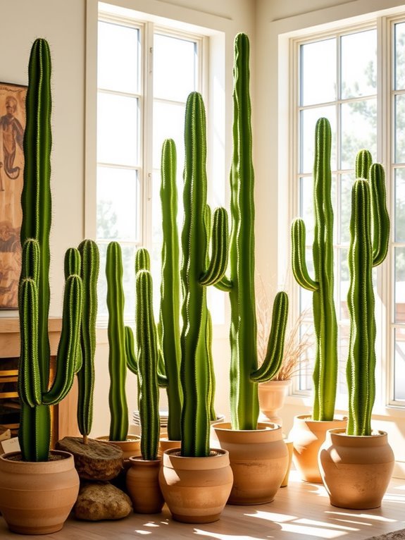 tall artificial saguaro cactus