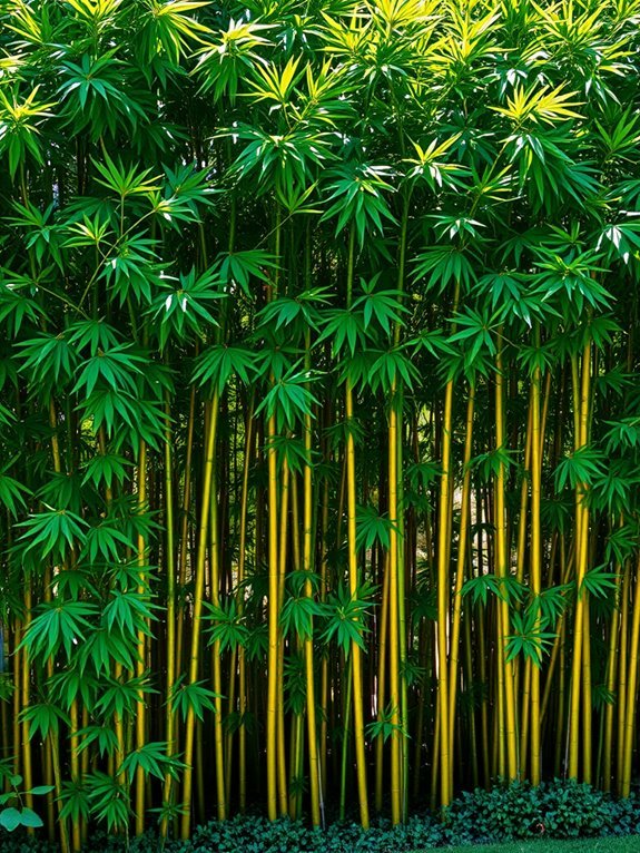 tall fast growing bamboo species
