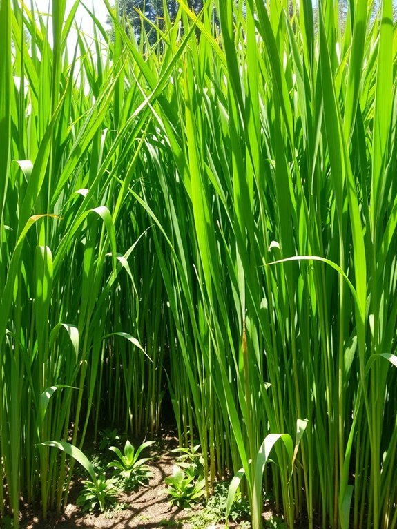tall fast growing grass species