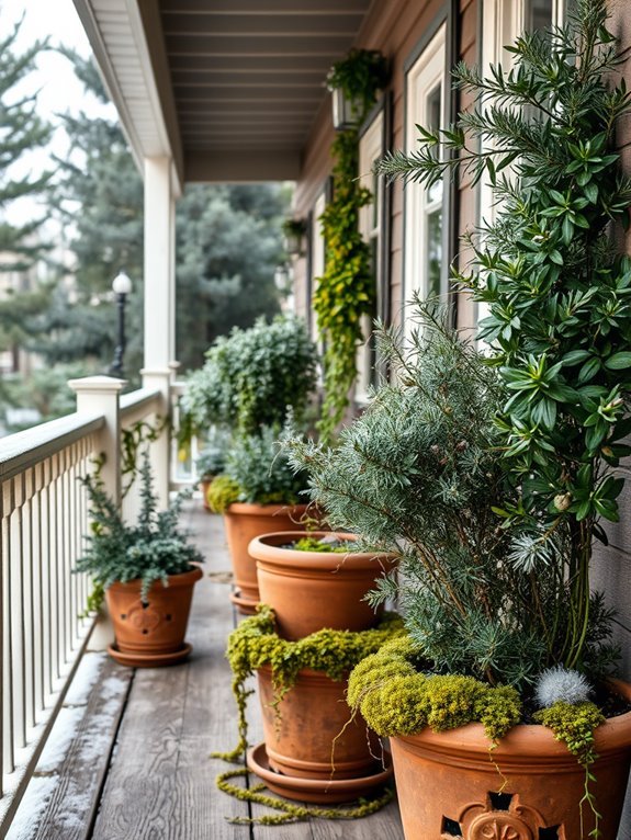 tall green coniferous tree