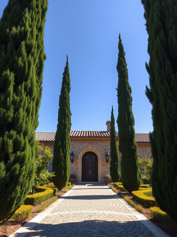 tall slender evergreen tree