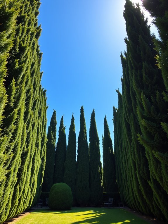 tall slender evergreen tree