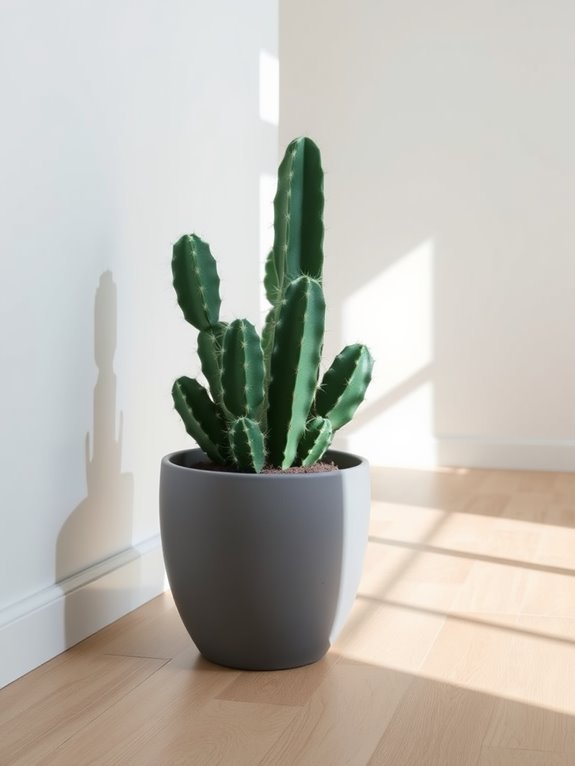 thorny green desert plant