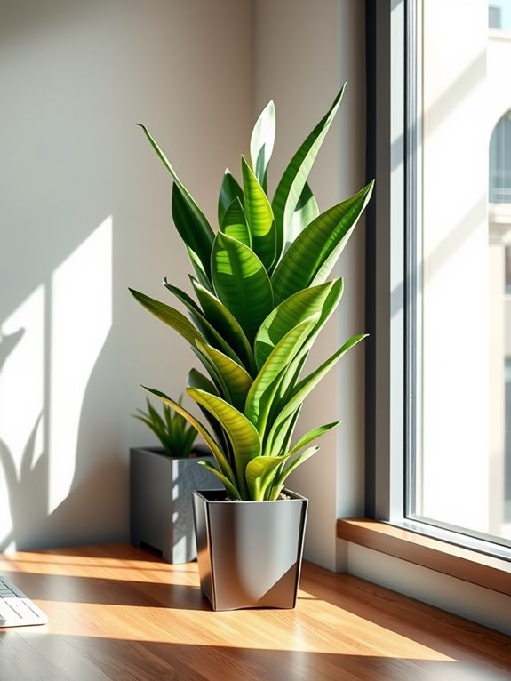 thriving indoor houseplant species