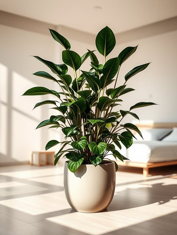 thriving indoor plant species